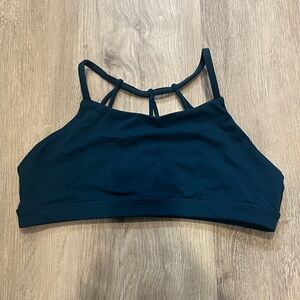 Dharma Bums Midnight Blue Strappy Sports Bra